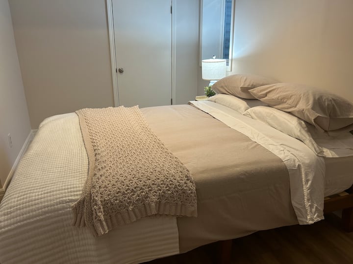 Luxury bedding and mattresses.