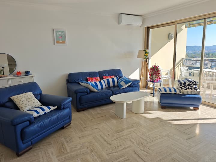 Le Naxos - Vue Mer, Piscine 2 Chambres Terrasse - Mandelieu-la-Napoule