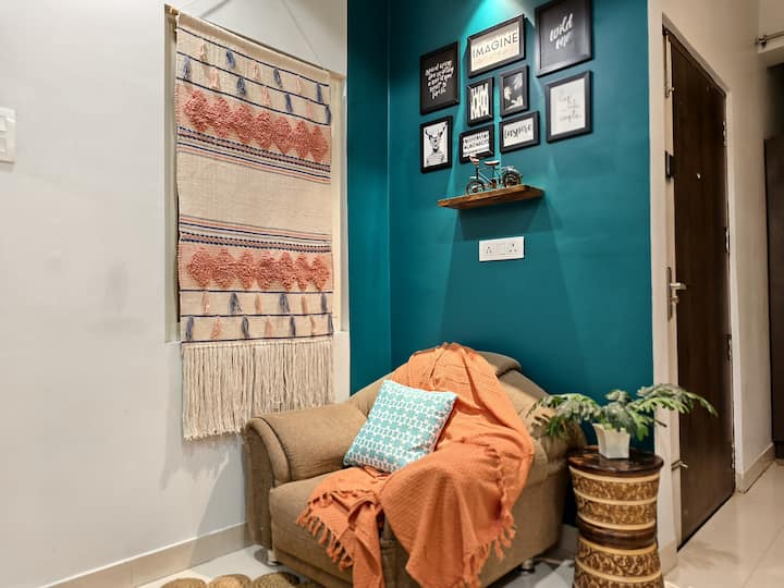 Boho 2bhk Near Kashi Vishwanath |Quiet Family Stay - Varanasi