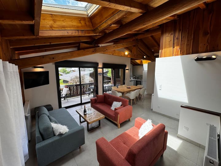 Chalet Rénové Vue Mont Blanc -Chamonix Centre - Chamonix-Mont-Blanc