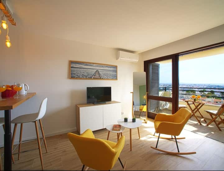Studio Vue Mer, Terrasse & Piscine - Albufeira - Albufeira