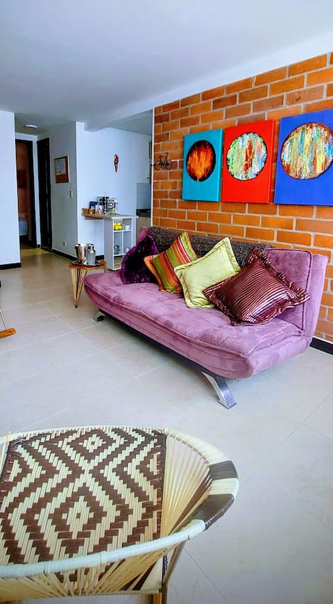 Top performing Airbnb: Central apartment, quiet and exclusive place in Santa Rosa De Cabal