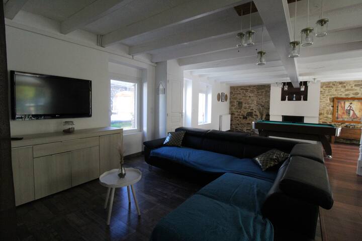 Maison 8 Pers Avec Véranda & Jardin, Nantes/mer - Pontchâteau