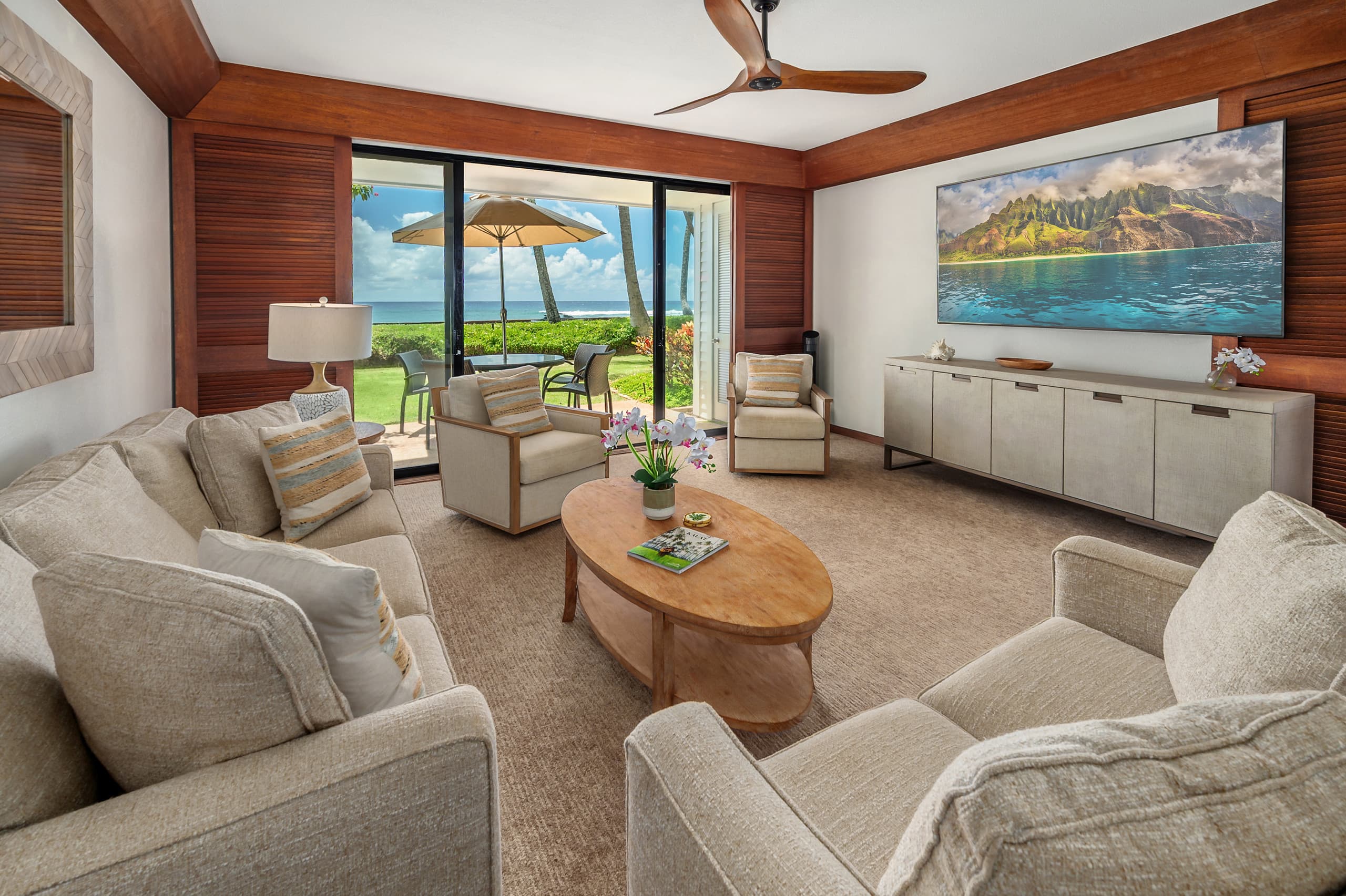 Poipu Kapili Unit 57 Oceanfront 2 Bedroom 3 Bath - Image 2