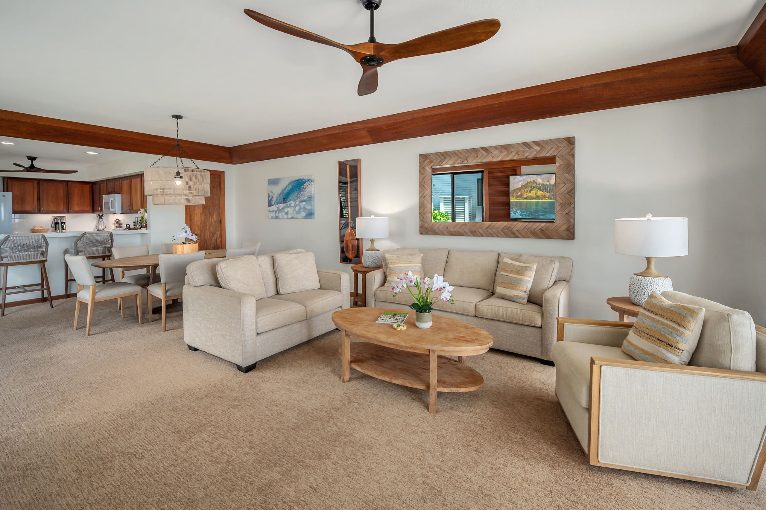 Poipu Kapili Unit 57 Oceanfront 2 Bedroom 3 Bath - Image 3
