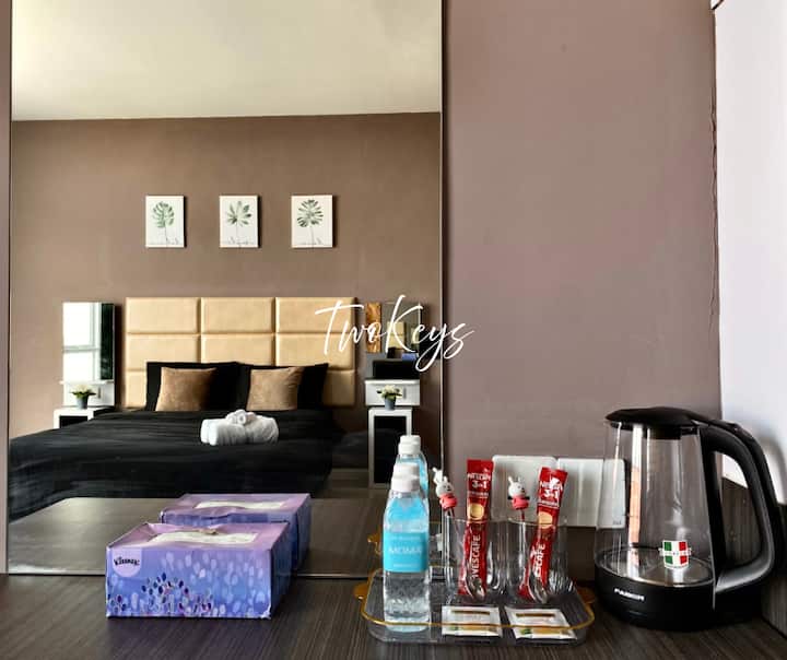 Cozy Studio Apt City View | Smart Tv | Fast Wifi - Miri