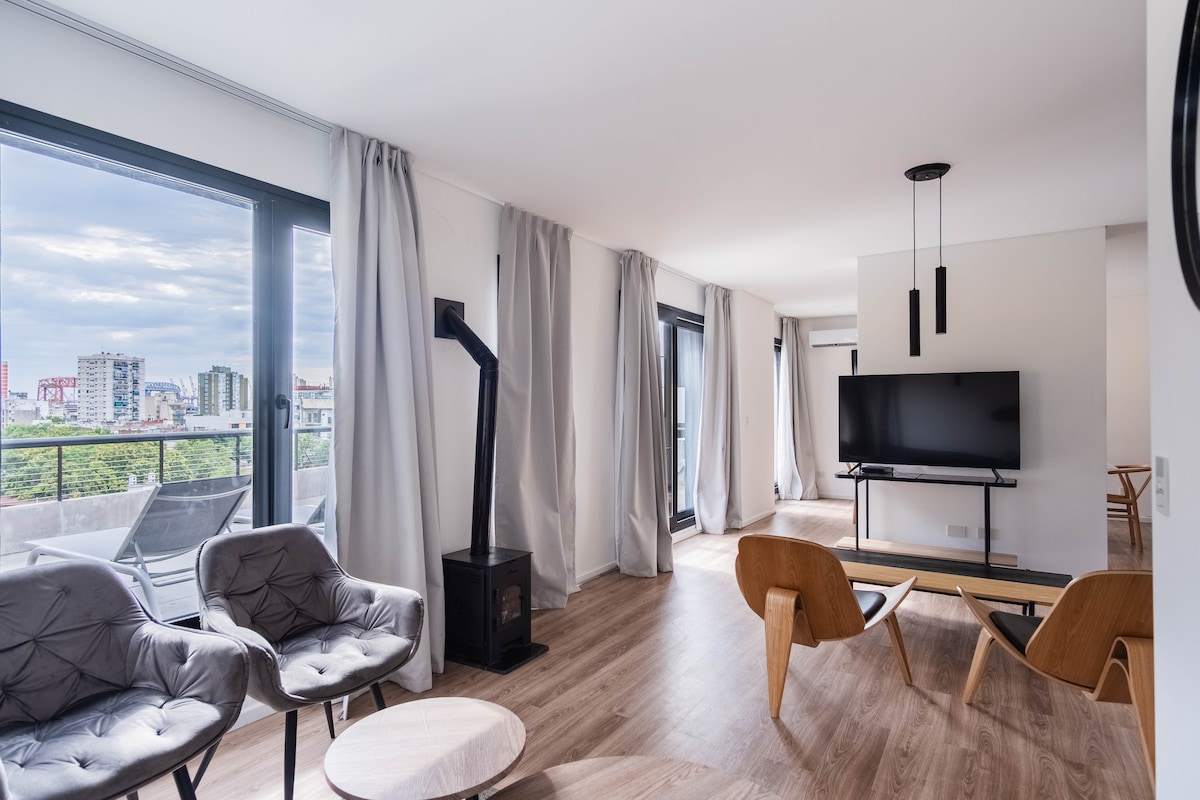 Loft de 1 quarto em La Boca com vista para La Bombonera