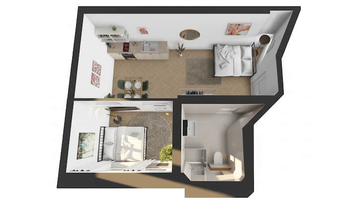 Modernes Studio-apartment - Vienna
