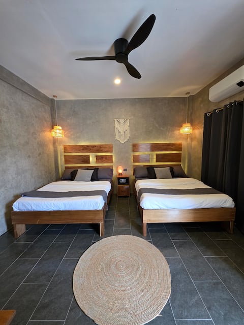 Deluxe room good for two to four persons.