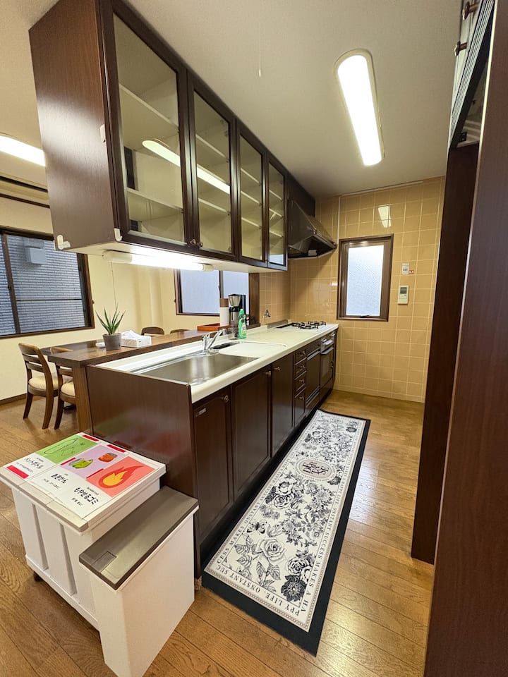 【大川邸Annex】jr奈良駅徒歩6分/125㎡/3ldk/1棟貸し/無料駐車場 - Nara