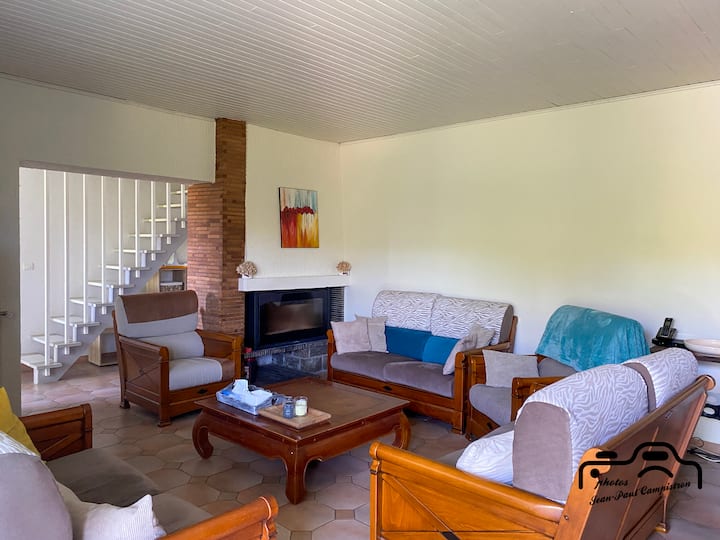 Villa 15 Personnes, Piscine, Plage à 2.5km - Mimizan
