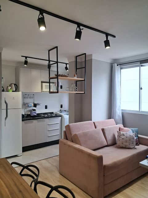 Top Airbnb: Perfect apartment next to Weg complete em Jaraguá Do Sul