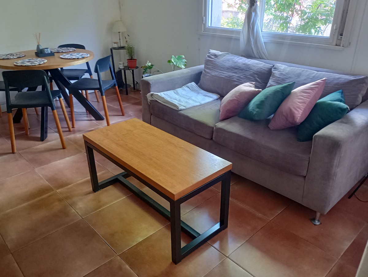 Habitación privada en departamento de 1 dormitorio en Villa Crespo