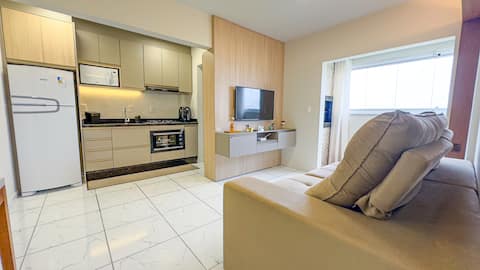 Top Airbnb: New, comfortable and well-located apartment. in Tubarão