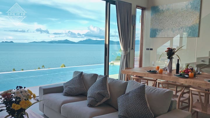 Stunning 4br Sea-view Villa - Ko Samui