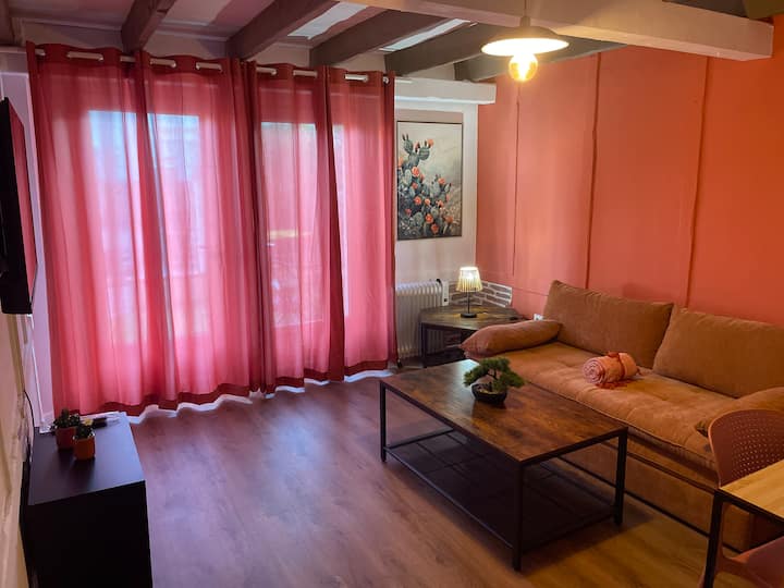 Appartement Terracotta Chaleureux à 2mn Gare Perpi - Perpignan