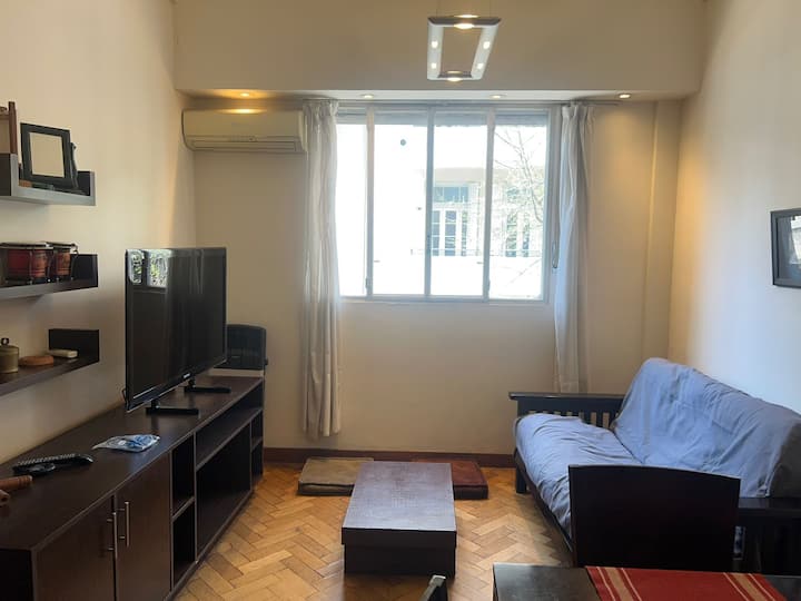 Furnished two-room apartment in Recoleta