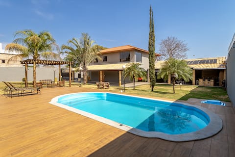 Large two-story house with pool and gourmet area