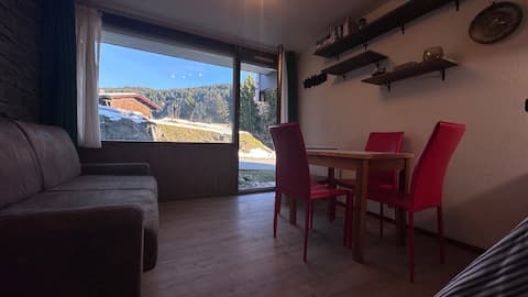 Top Airbnb: 4-person apartment, Diamond area access à Cohennoz