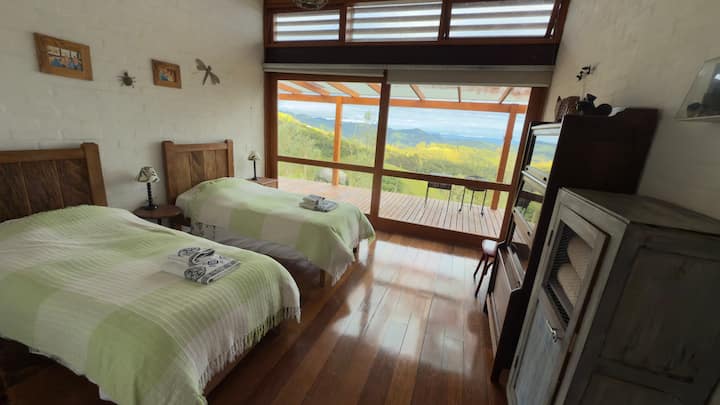 Vista para as montanhas