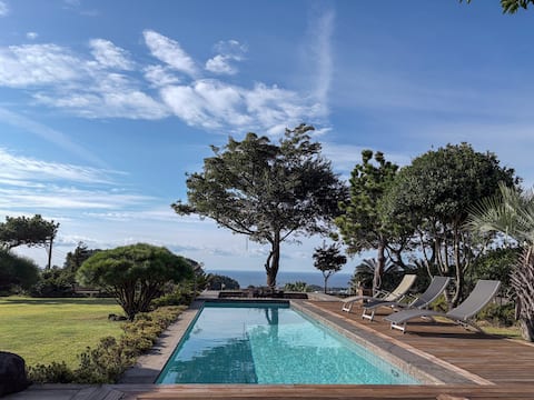 300 pyeong lawn yard · ocean view private house · swimming pool · barbecue · Aesop · campfire · up t