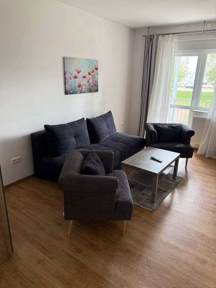 Vollmöblierte Wohnung Im Eg Mit Balkon Und Wlan. - Magdeburg