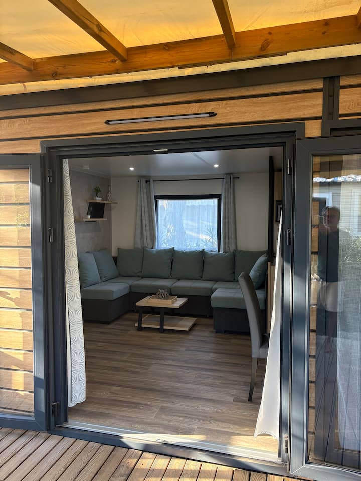 Super Mobil-home Tout Confort Camping Valras Plage - Valras-Plage