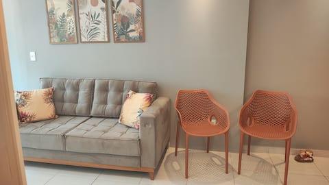 Top performing Airbnb: Fully equipped and cozy apartment in Manaíra beach in João Pessoa