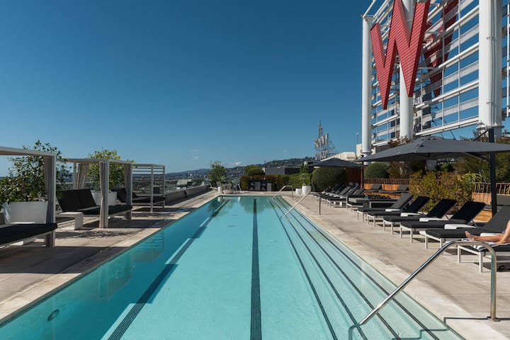W Rooftop Hollywood Condo w/ Rooftop Pool & Gym Access - Condominiums for Rent in ...