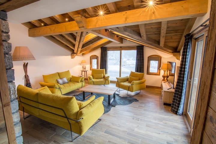 Chalet Ski-in/out Avec Cheminée & Vue Montagne - Les Menuires