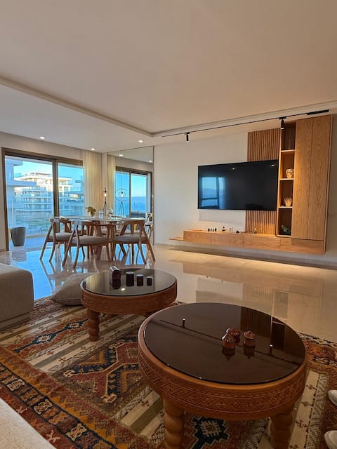 Successful Airbnb property: Unique Seaview-Pool-Gym- Facing the Carrousel Mall in Arrondissement Yacoub El Mansour مقاطعة يعقوب المنصور