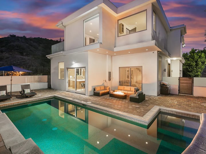 Villa Hollywood Hills Avec Piscine Et Vue - Los Angeles, CA