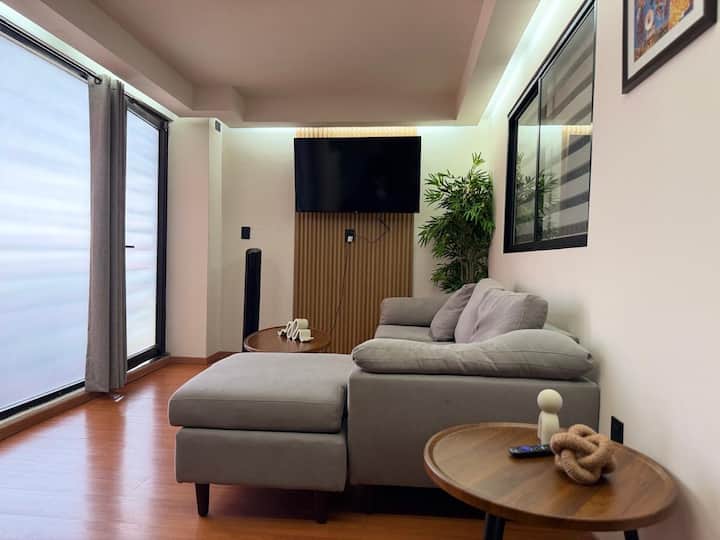 Loft 3 Camas +Gym+wifi+estacionamiento+a/c - Oaxaca