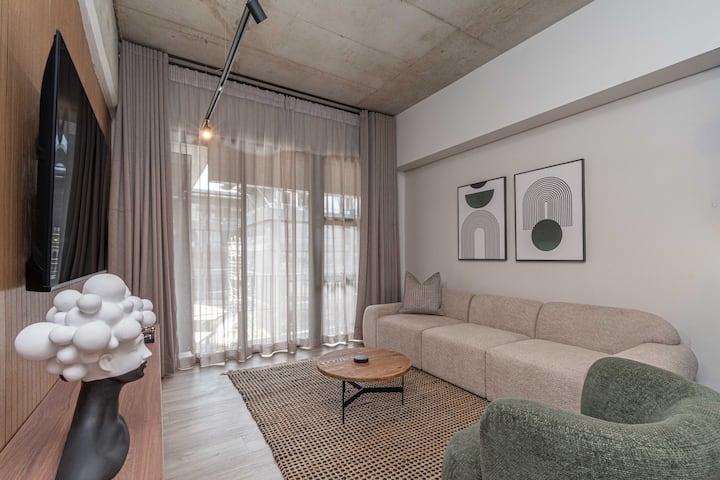 Luxelineal - Sandton Cbd Apt With Rooftop Pool - Sandton