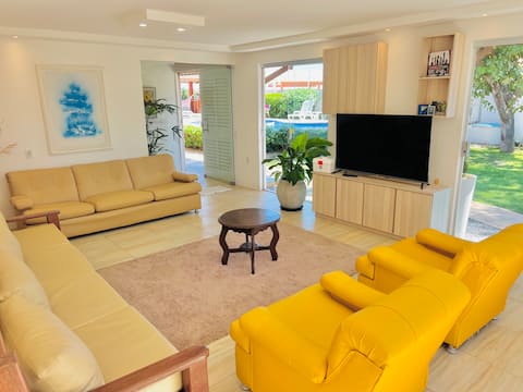 Imóvel de sucesso: Exclusive House Pé na Areia 05 Suites 30Km from Maceió em Barra De Santo Antônio