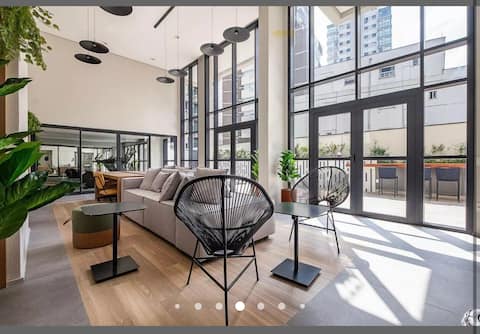 Imóvel de sucesso: Cozy studio in Vila Madalena next to the subway em Perdizes