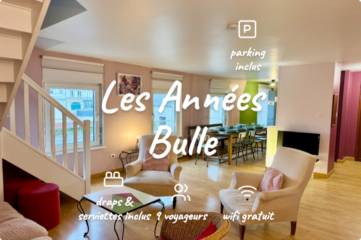 Les Années Bulle - Reims Pour 9 Pers. / Parking - Reims