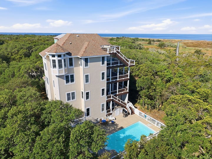 7br With Amazing Views, Pool, Hot Tub, Pier, Beach - Outer Banks, NC