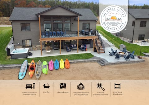 Hot Tub|Game Room|Firepit|Adventure Game|Kid Safe