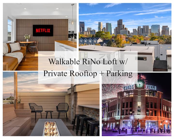 Modern 3br In Rino | Parking | Rooftop | Location! - Denver, CO