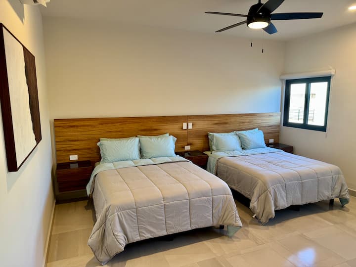 Tutte le camere sono dotate di Smart TV, bagno privato e armadio.