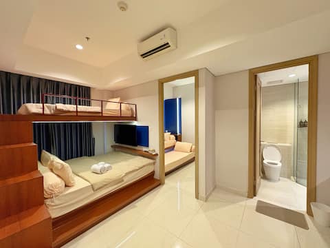 XL 3BR King Koil Masterbed | 4 malls@TA Residence