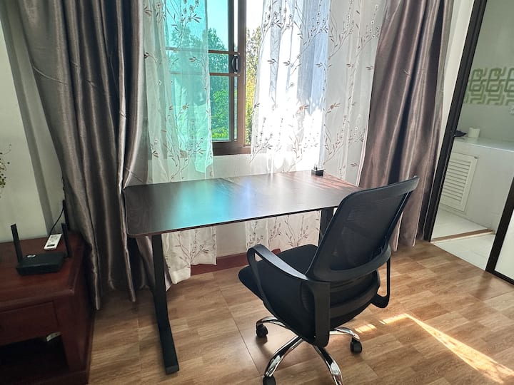 Workspace evidence from 1 BR with Waterfall, 10 mins from Nimman (Luna1)