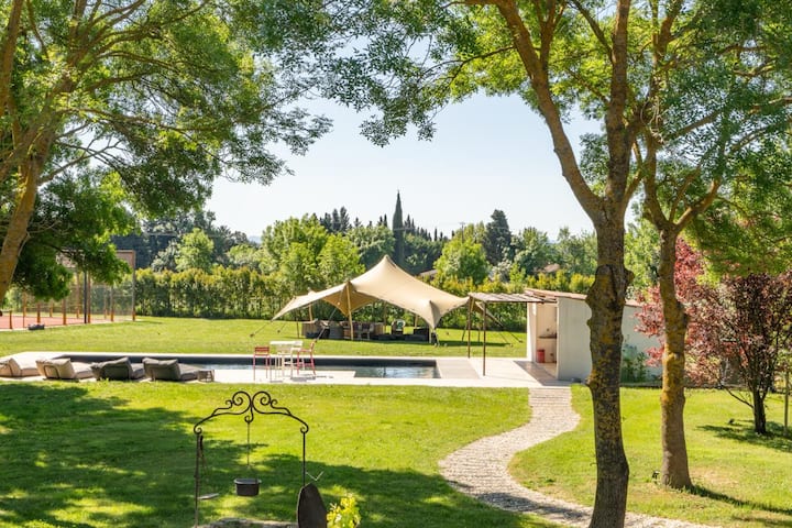 Magnifique Mas Provençal Avec Padel, Piscine, Clim - Aix-en-Provence