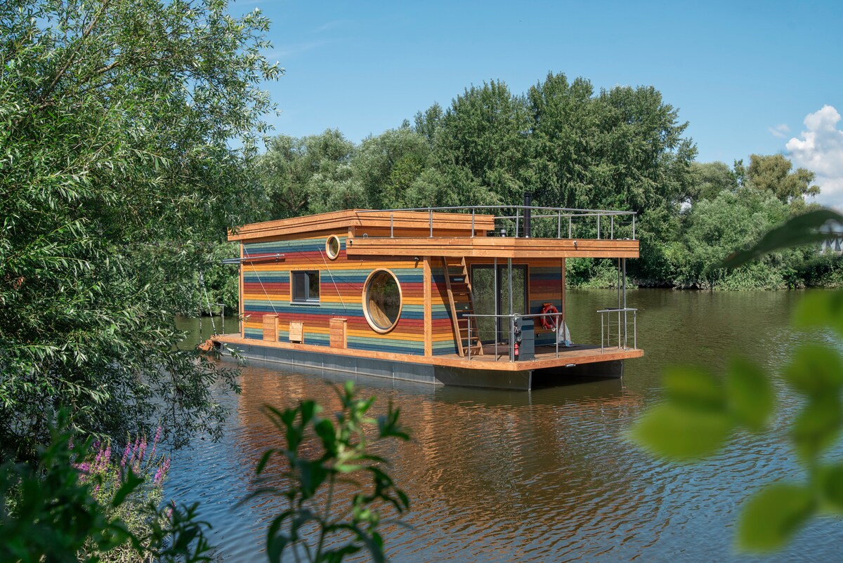Casa flotante para hasta 6 personas en el Dove Elbe - Airbnb