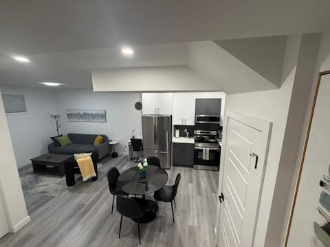 Top performing Airbnb: Cozy 2 BR basement suite with private entrance in The Uplands