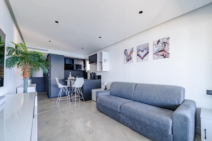 Appartement Front De Mer, Parking, Clim - Villeneuve-Loubet