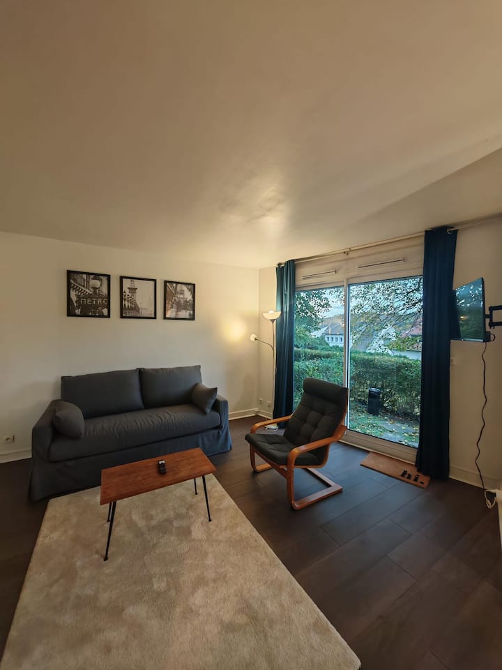 Studio Cosy Orsay Avec Jardin & Parking 5mn Gare - Gif-sur-Yvette