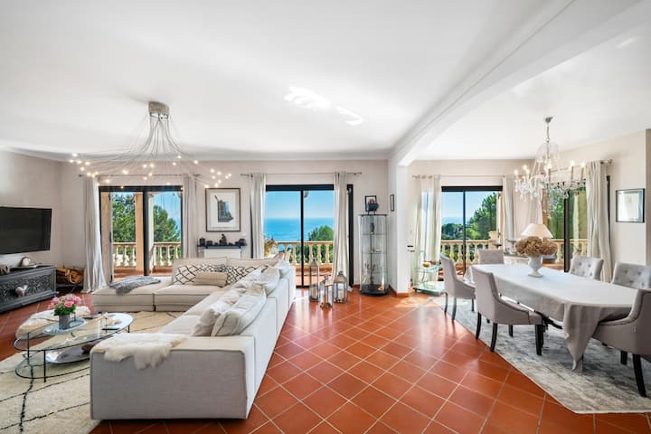 Villa Vue Mer Sur La Côte D'azur - Villefranche-sur-Mer