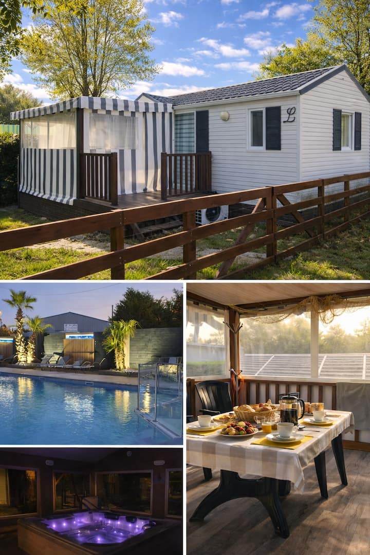 L'aurore Mobil-home Climatisé Piscine - Loire-Atlantique